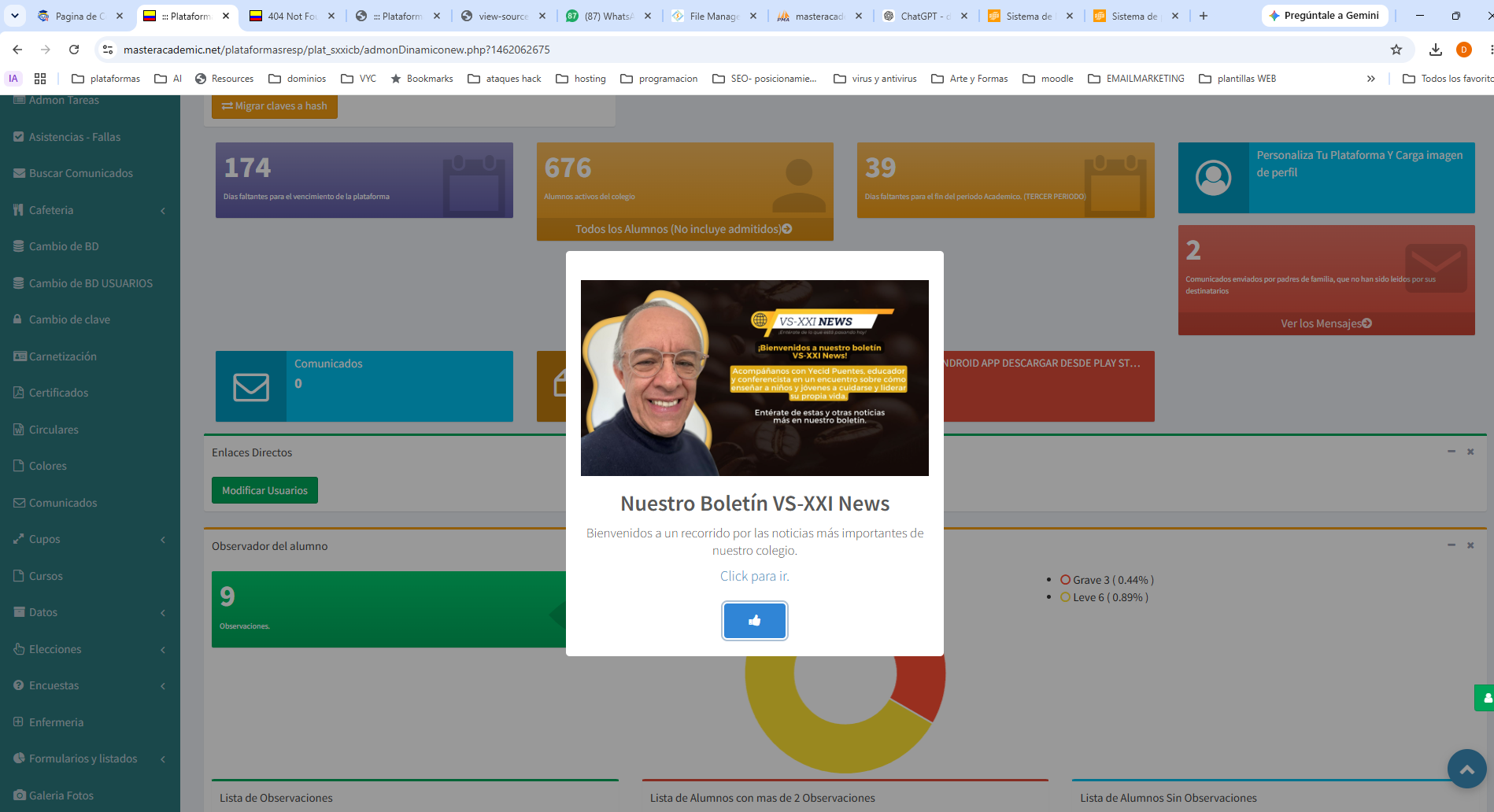 Noticias emergentes